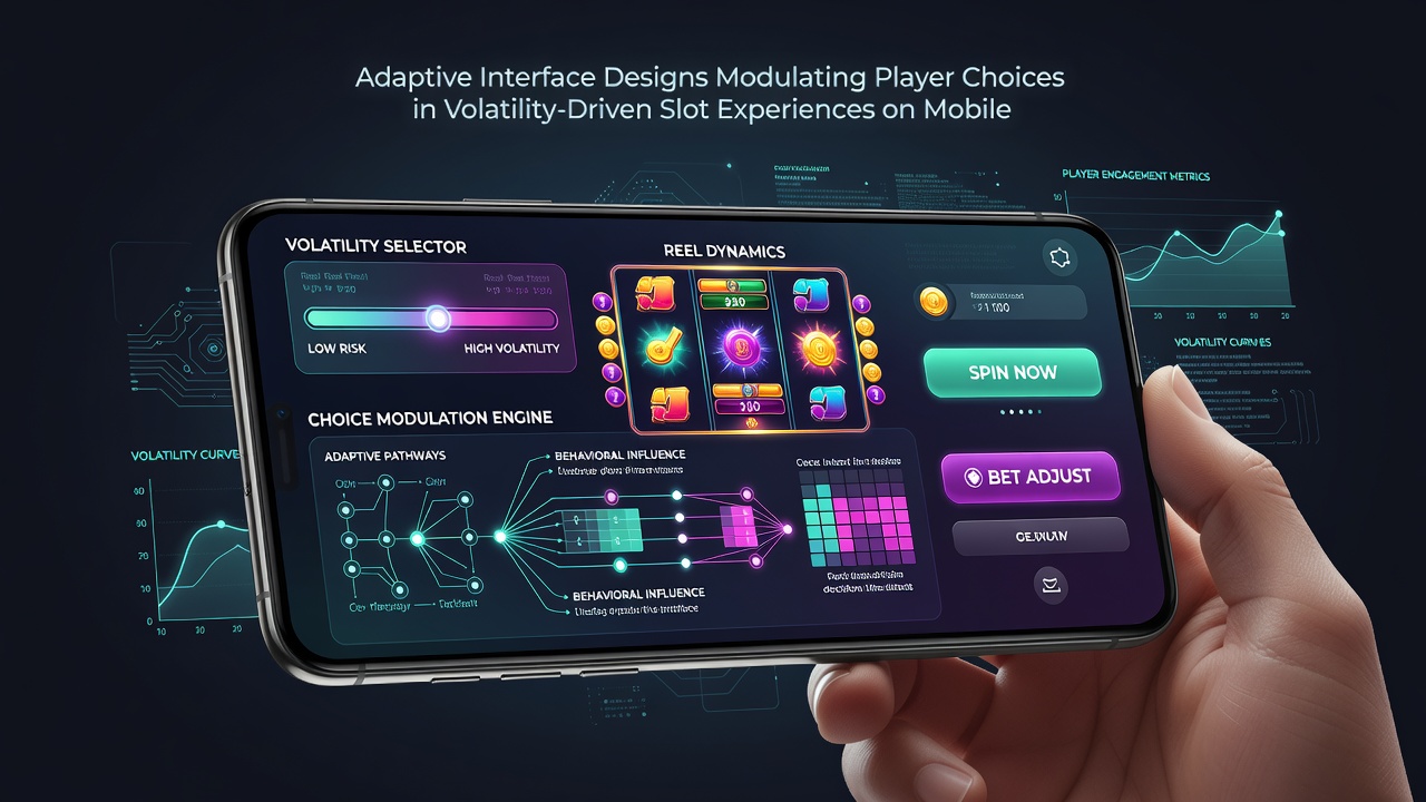 Visualisierung von Interface-Anpassungen bei unterschiedlichen Volatilitätsstufen in mobilen Casinos