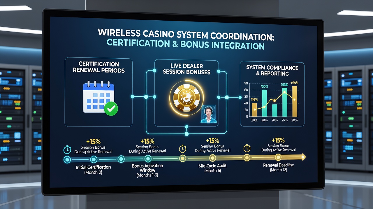 Illustration der Integration von Zertifizierungsdaten mit Bonusmechanismen in mobilen Live-Dealer-Plattformen