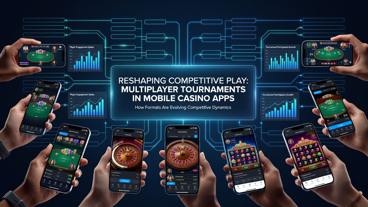 Darstellung von Multiplayer-Turnier-Interfaces in mobilen Casino-Anwendungen mit Leaderboards und Echtzeit-Wettbewerben