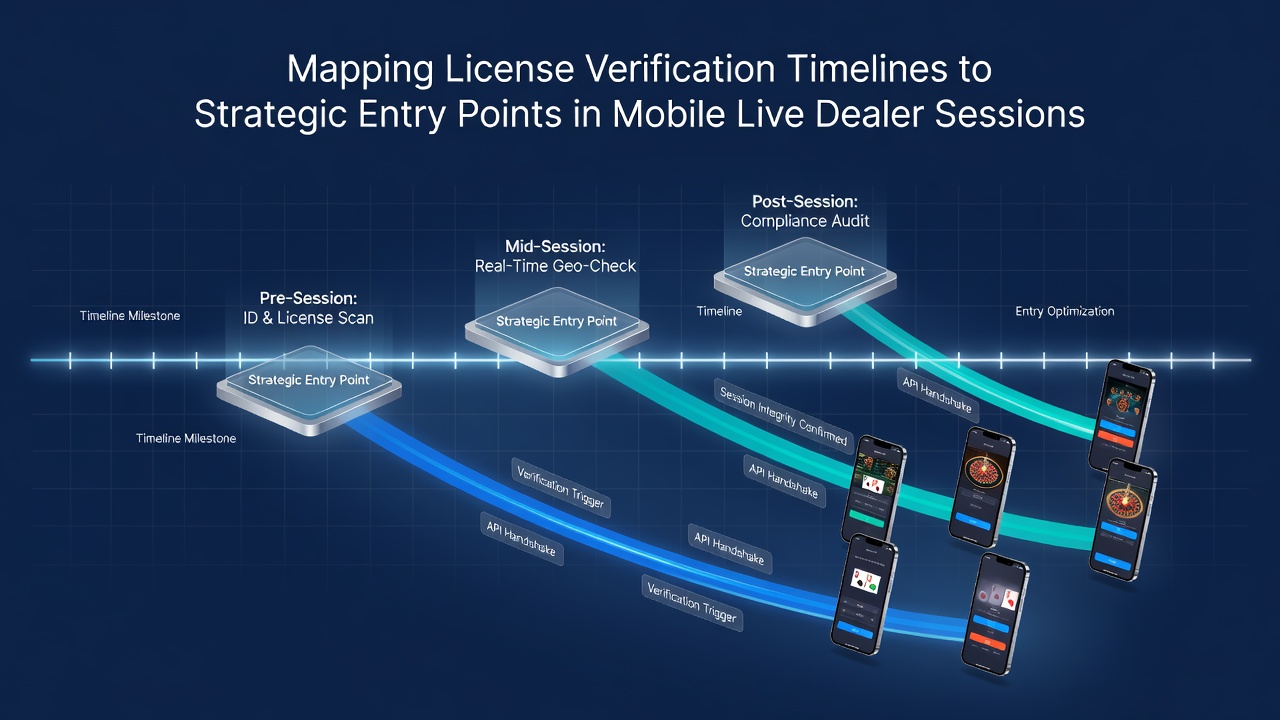 Analyse der Zeitachsen für Lizenzfreigaben und Live-Dealer-Aktionen auf mobilen Geräten