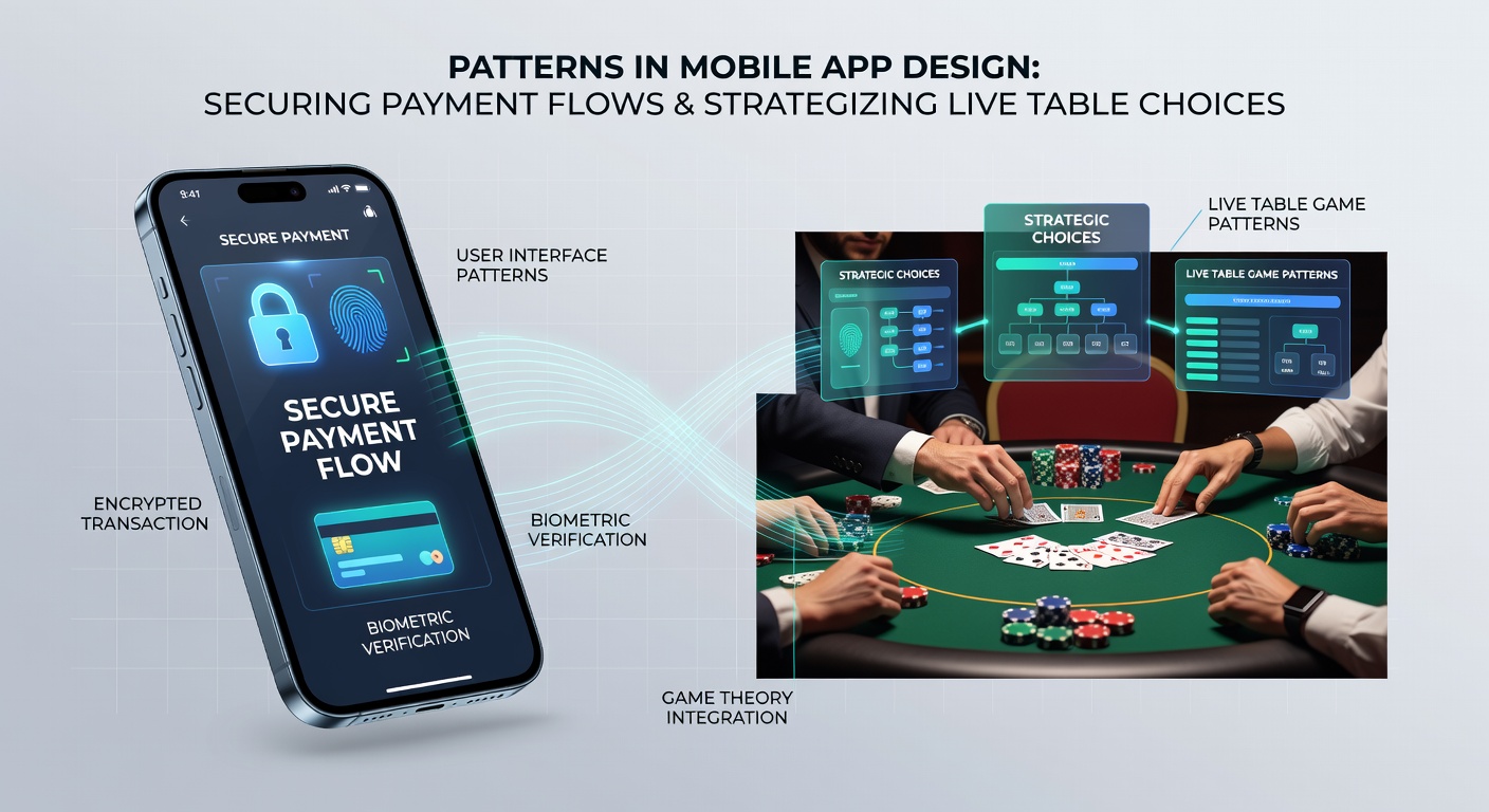 Visualisierung der Verbindung zwischen Zahlungssicherheit und Spielstrategien in Slots sowie Live-Tischen