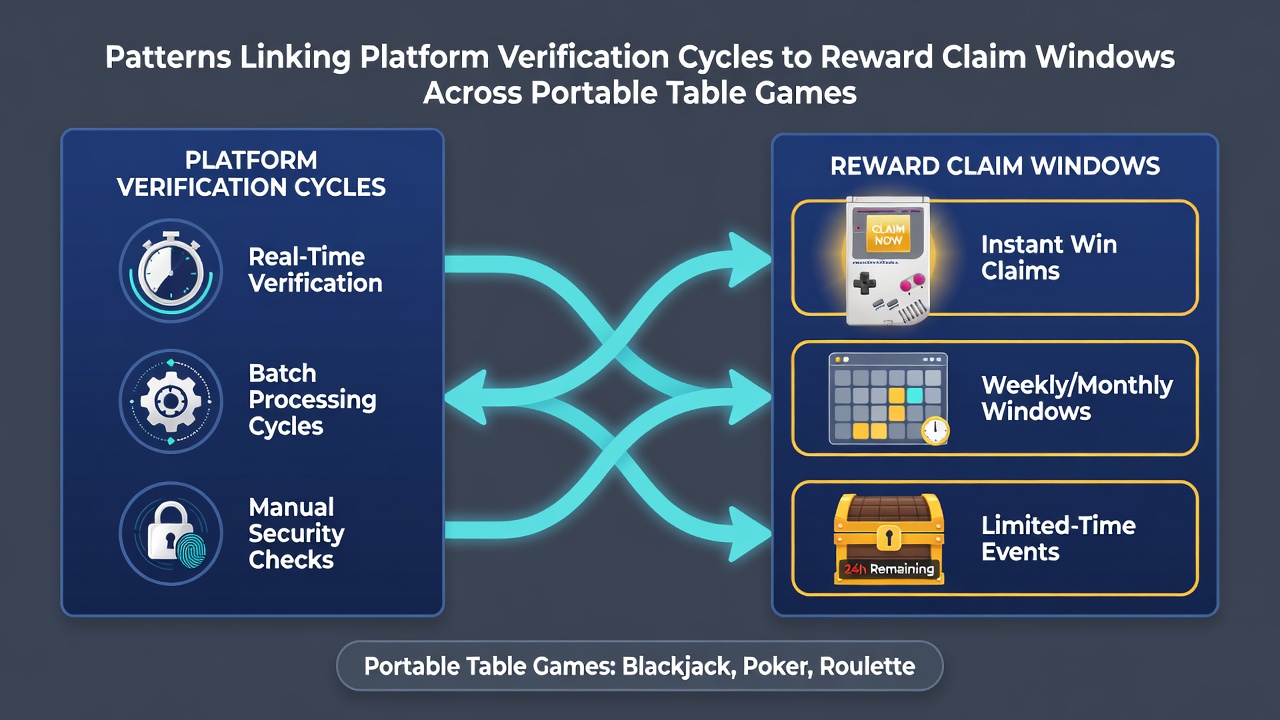 Darstellung von Belohnungsanspruchsfenstern und deren Abhängigkeit von Plattformverifizierungen in mobilen Spielumgebungen