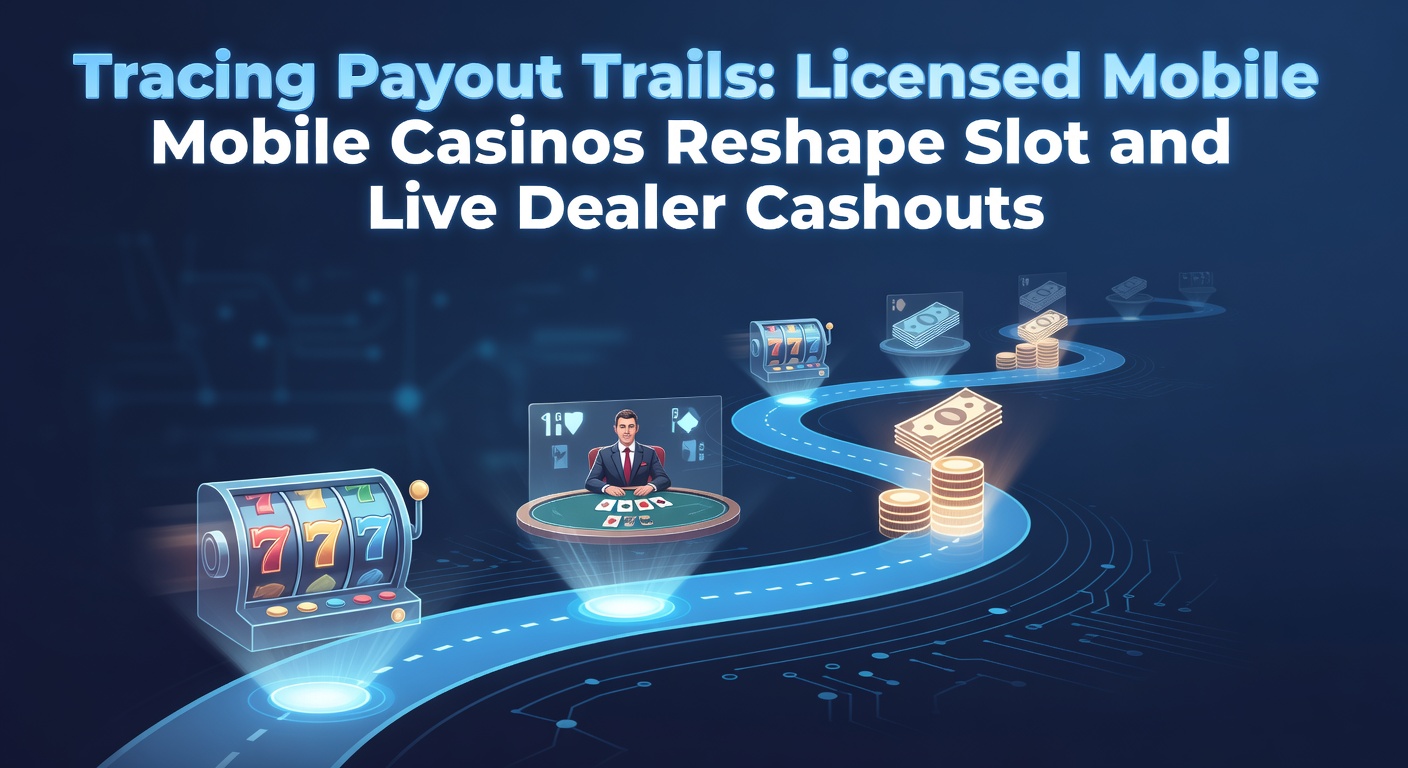 Grafik einer digitalen Auszahlungsspur in einem mobilen Casino-App, die Lizenzen und schnelle Transfers zeigt