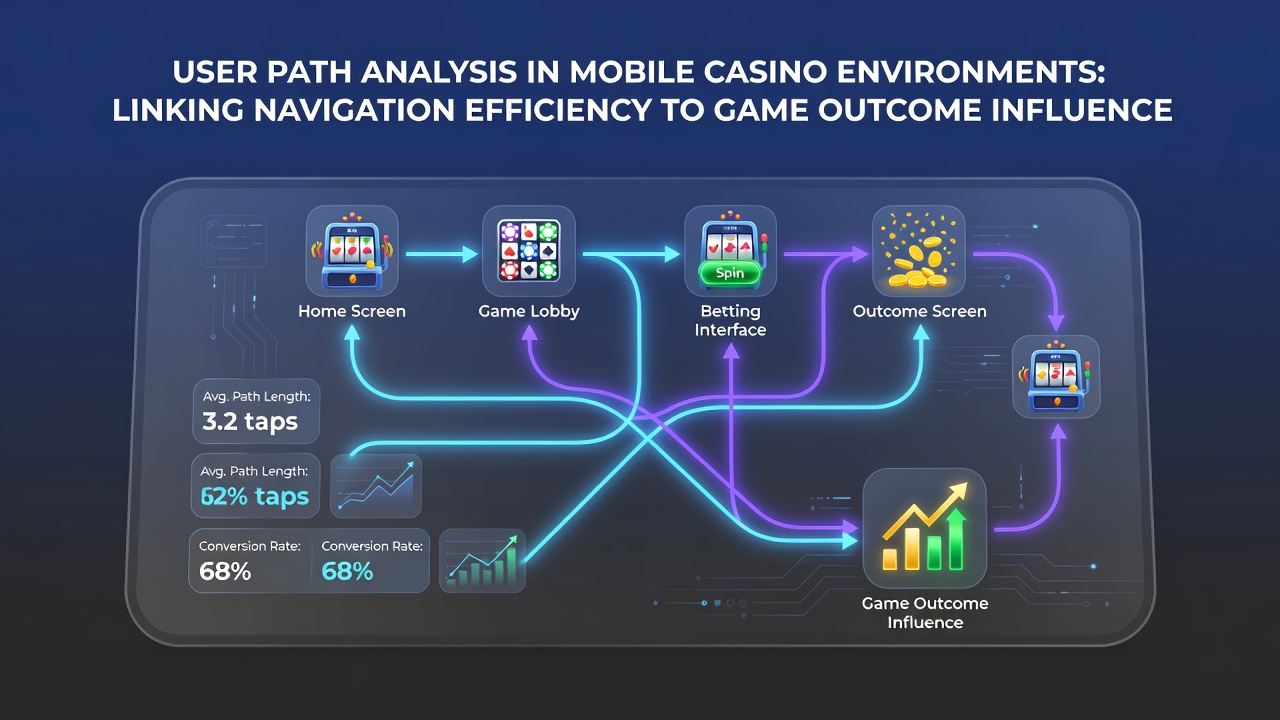 Heatmap-Analyse von Navigationswegen in lizenzierten mobilen Tischspielen und Slots
